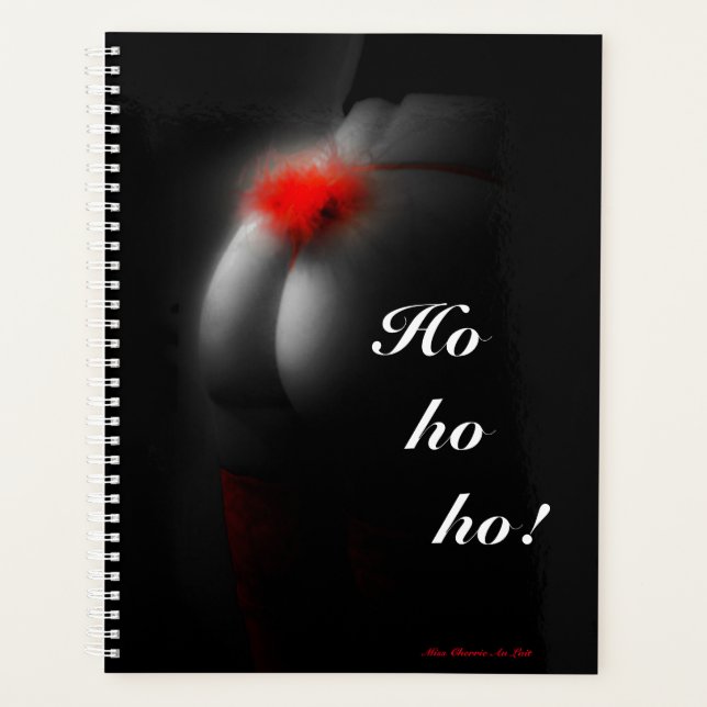 Agenda Sexy Glamor Babe Naughn "ho" Planeador de Natal (Frente)