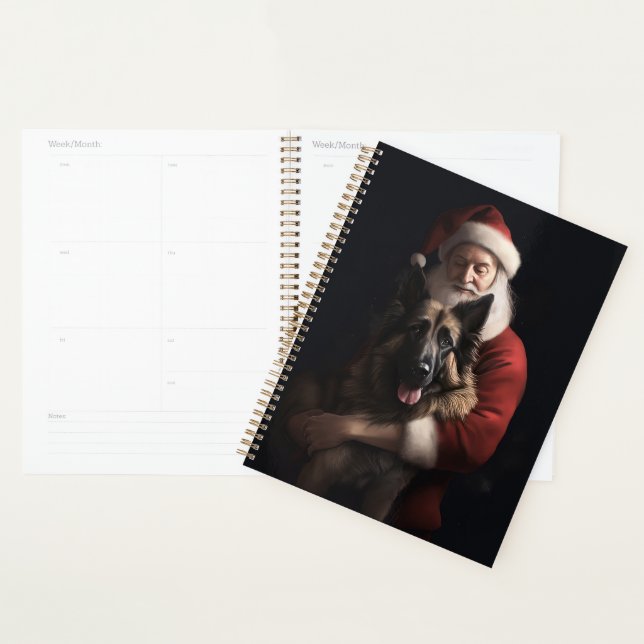 Agenda Shepherd Santa Claus Festivo Natal (Exibição)