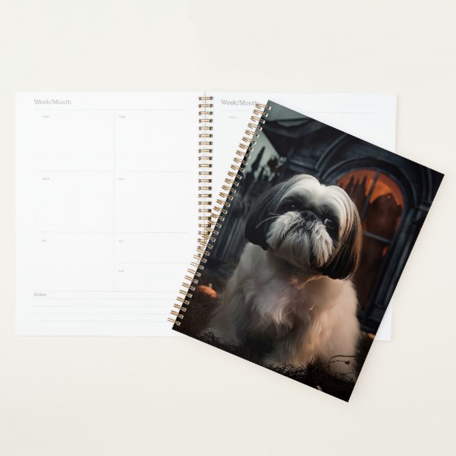 Agenda Shih Tzu Halloween Scary (Exibição)