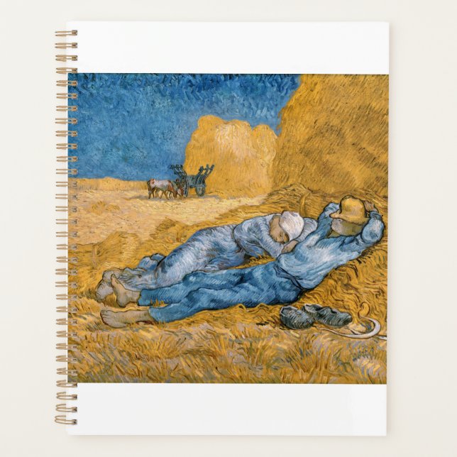 Agenda Siesta 1890, de Vincent van Gogh (Frente)