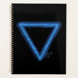 Agenda Símbolo de Alquimia de Elemento de Água ondulada