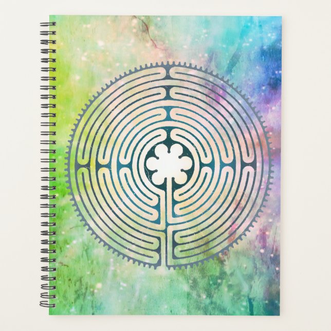 Agenda Símbolo de Geometria Sagrada - Labirinto de Chartr (Frente)