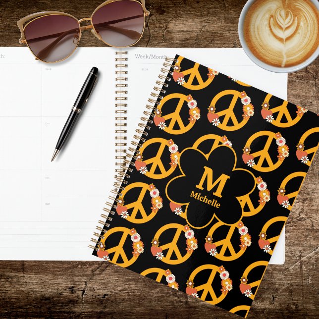 Agenda Símbolo de Paz Retro (Criador carregado)