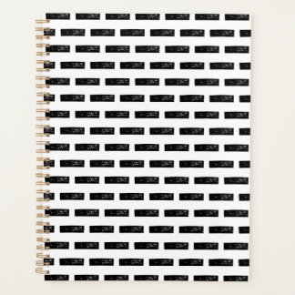 Agenda Símbolo matemático "Menos" preto e branco, Lino Cu