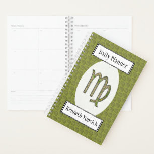 Agenda Símbolo Virgo Zodiac Elemento de Kenneth Yoncich