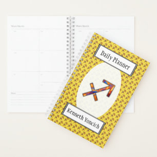 Agenda Símbolo Zodiac Sagittarius Elemento por K. Yoncich