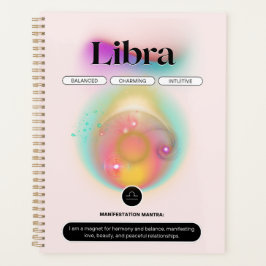 Agenda Símbolo Zodiano Moderno Libra Cita Elemento Aéreo