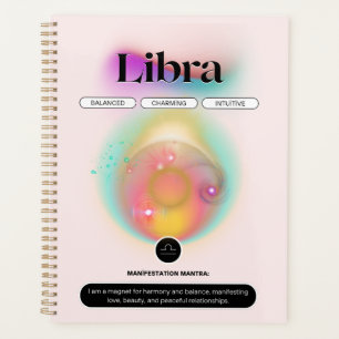 Agenda Símbolo Zodiano Moderno Libra Cita Elemento Aéreo