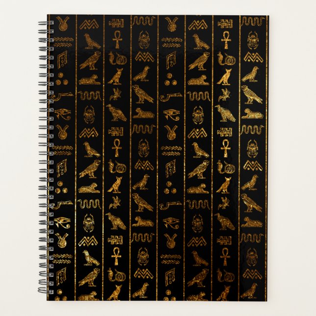 Agenda Símbolos de Sobreposição do Egito do Sphinx Planne (Frente)