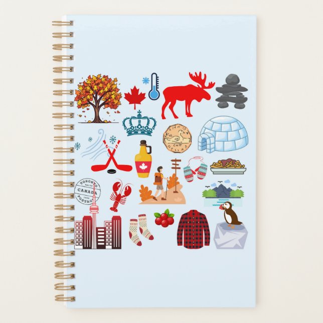 Agenda Símbolos do Canadá (Frente)