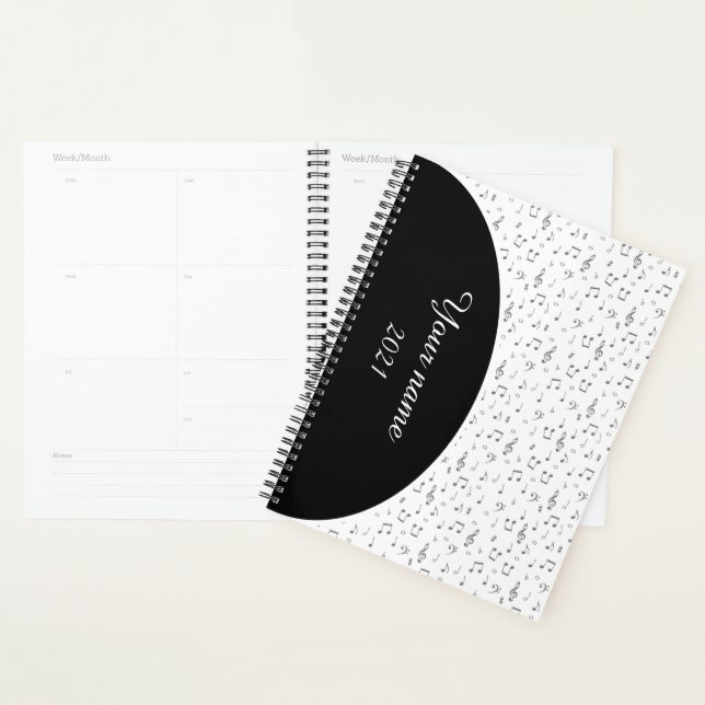 Agenda Símbolos Musicais Personalizados (Exibição)