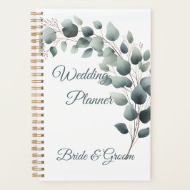 Agenda Simple Eucalyptus Wedding Planner