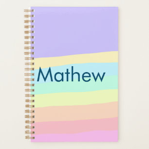 Agenda simples letra inicial monograma adicionar sua letr