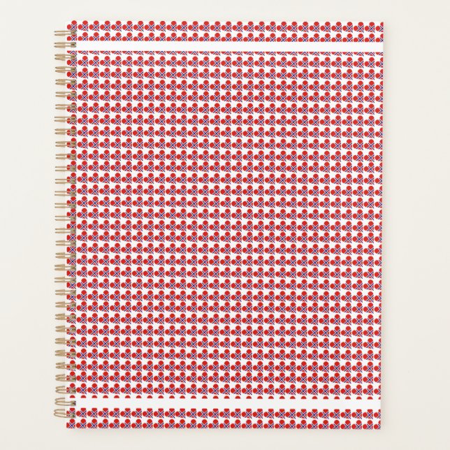 Agenda Sinalizador Coração Norueguês (Frente)