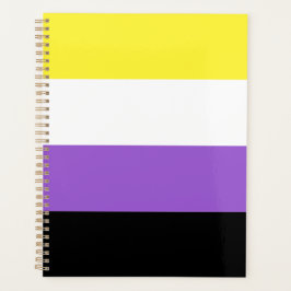 Agenda Sinalizador do Orgulho Não Binário moderno