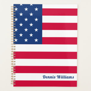 Agenda Sinalizador EUA/Americano Personalizado