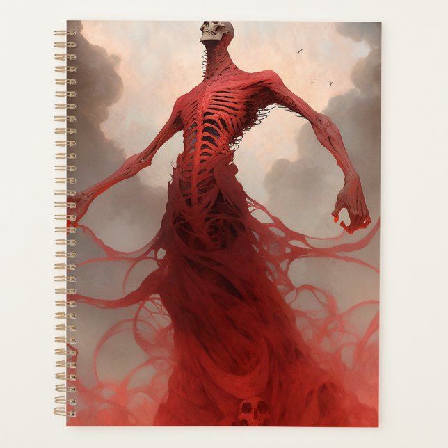 Agenda Skeleton Demon Creature Dark Fantasy Horror (Frente)