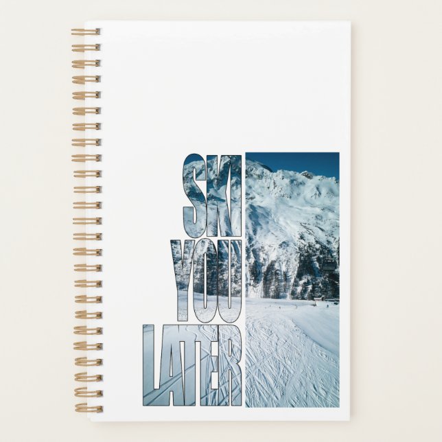 Agenda Ski You Later - Funny Skiing Winter Sports Gift  (Frente)