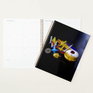 Agenda SlipperyJoe Hanukkah natureza-morta simbólica feri