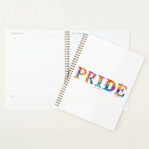 Agenda SlipperyJoe's texto colorido e criativo com tema d
