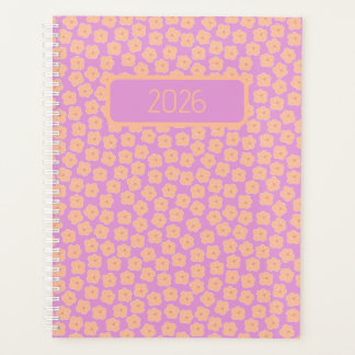 Agenda Small Peach Flowers on Pink