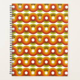 Agenda Smiley Vintage Retro Pattern No. 02