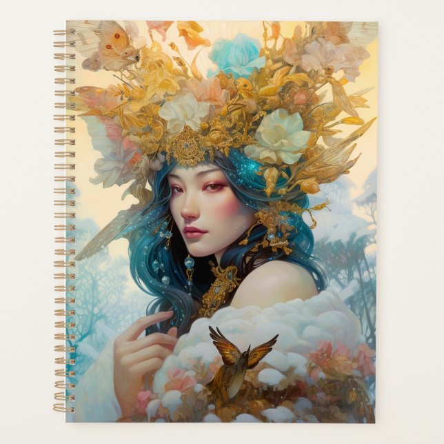 Agenda Snow Queen Fantasy Art (Frente)