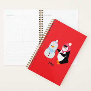 Agenda Snowman e Pinguim congelados