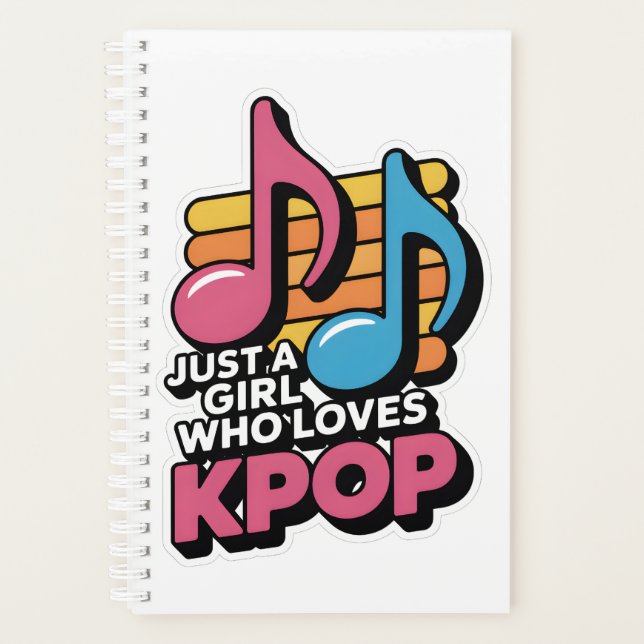 Agenda Só uma garota que ama o Kpop (Frente)