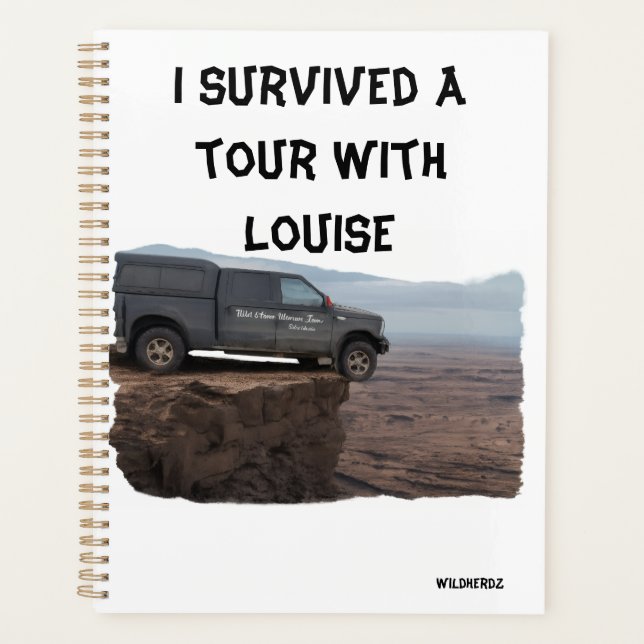 Agenda Sobrevivi a uma turnê com Louise (Frente)