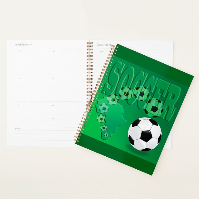 Agenda Soccer Africa Bold Green Football (Criador carregado)