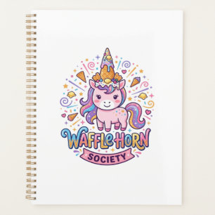 Agenda Sociedade do Chifre de Waffle de Unicórnio Roupas 