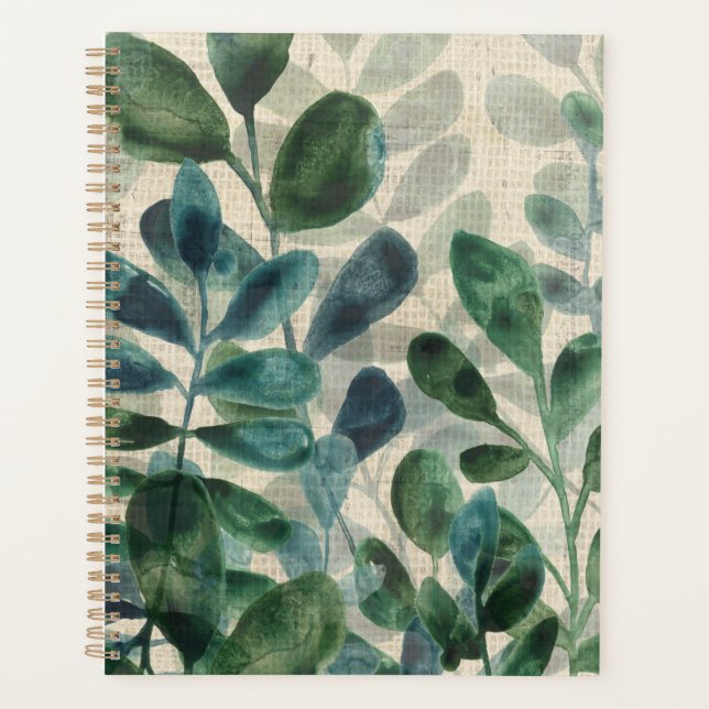 Agenda Sofisticação Verdant - Folhas Tropicais (Frente)