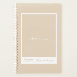 Agenda Soft Khaki/Beige Block Quote | Fully Customizable