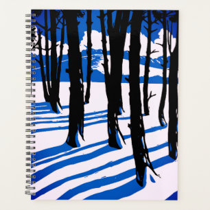 Agenda Sombras da Floresta de Inverno – Natureza Minimali