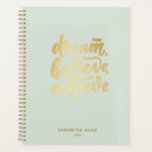 Agenda Sonho Dourado Moderno Acredita Conseguir Motivação<br><div class="desc">Sonho Dourado moderno acredita alcançar motivação</div>