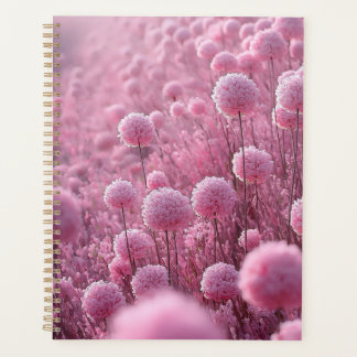 Agenda Sonhos de Campo de Flores Cor-de-Rosa Pastel Capri