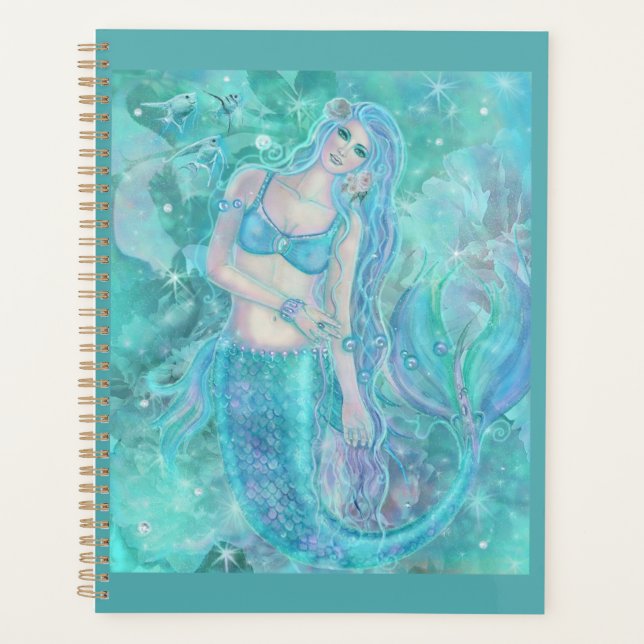 Agenda Sonhos de Crystal Mermaid por Renee Lavoie (Frente)