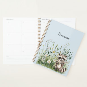 Agenda Sonhos Florais do Guaxinim Azul