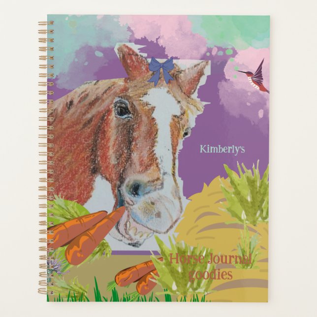 Agenda Sorrisos picantes coloridos, sorriso de cavalo (Frente)