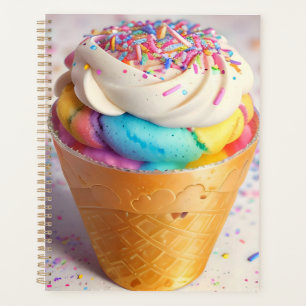 Agenda Sorvete Cone Sprinkles