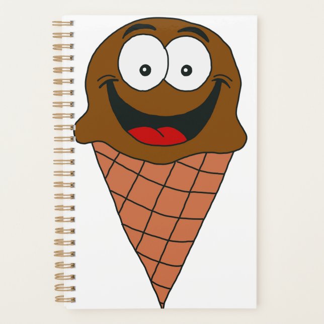 Agenda Sorvete de chocolate (Frente)