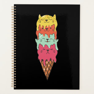 Agenda Sorvete de Gato Kawaii Kittens