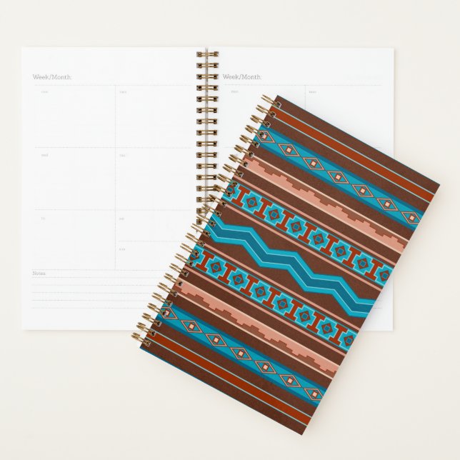 Agenda Southwest Style Geometric Cameron Gorge Design (Exibição)