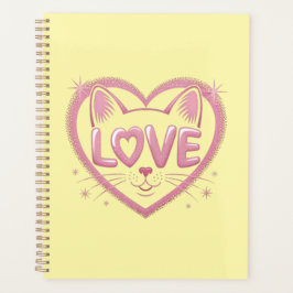 Agenda Sparkling Cat Love