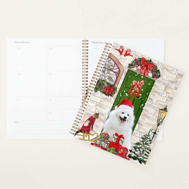 Agenda Spitz Dog Christmas (Exibição)