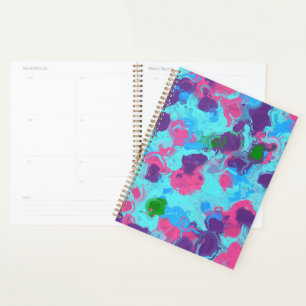 Agenda Splatter de Abstrato de Mermaid
