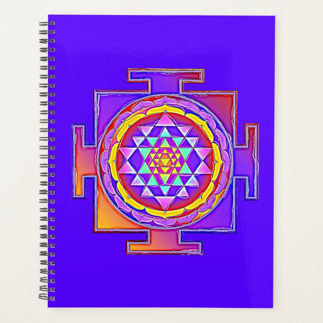 Agenda Sri Yantra - Símbolo hinduísmo Design 1 (Frente)