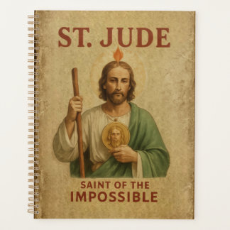 Agenda St Jude Catholic Faith Devotional Journal & Novena