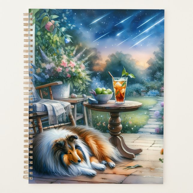 Agenda Starlit Garden Porch Sheltie Dream (Frente)